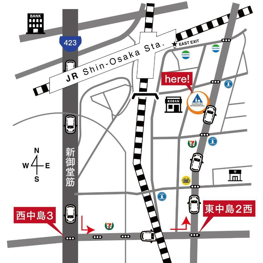 Shin-Osaka Youth Hostel Εξωτερικό φωτογραφία